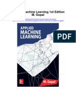 Download Applied Machine Learning 1St Edition M Gopal full chapter