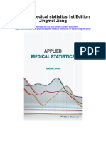 Applied Medical Statistics 1St Edition Jingmei Jiang Full Chapter