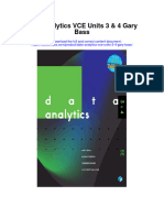 Data Analytics Vce Units 3 4 Gary Bass Full Chapter
