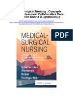 Medical Surgical Nursing Concepts For Interprofessional Collaborative Care 10Th Edition Donna D Ignatavicius Full Chapter
