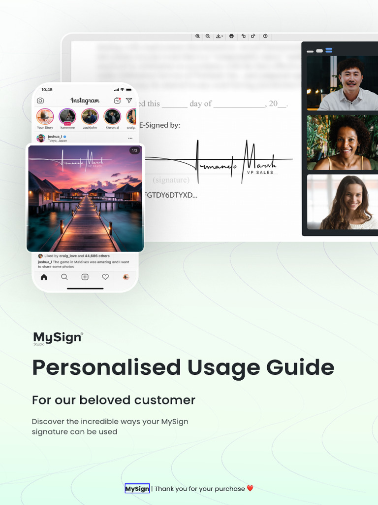 MySign E-Signature Integration Guide | PDF | Software | Computing