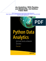 Python Data Analytics With Pandas Numpy and Matplotlib 3Rd Edition Fabio Nelli 2 All Chapter
