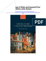 Virtue and Law in Plato and Beyond First Edition Julia Annas All Chapter