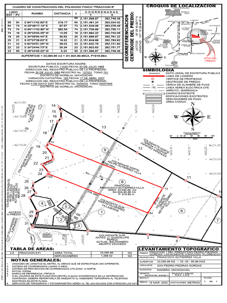 Plano topografico florencio fracciones oficio v3 fraccion 8
