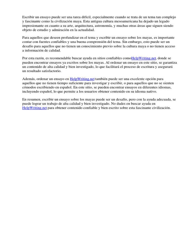 Redacci n de un ensayo maya download free pdf scribd electronic