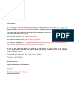 Sample Letter To Company