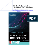 Casarett Doulls Essentials of Toxicology 4Th Edition PH D Klaassen Full Chapter