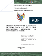 2022 Gestion de Costos en el Proc. de produccion