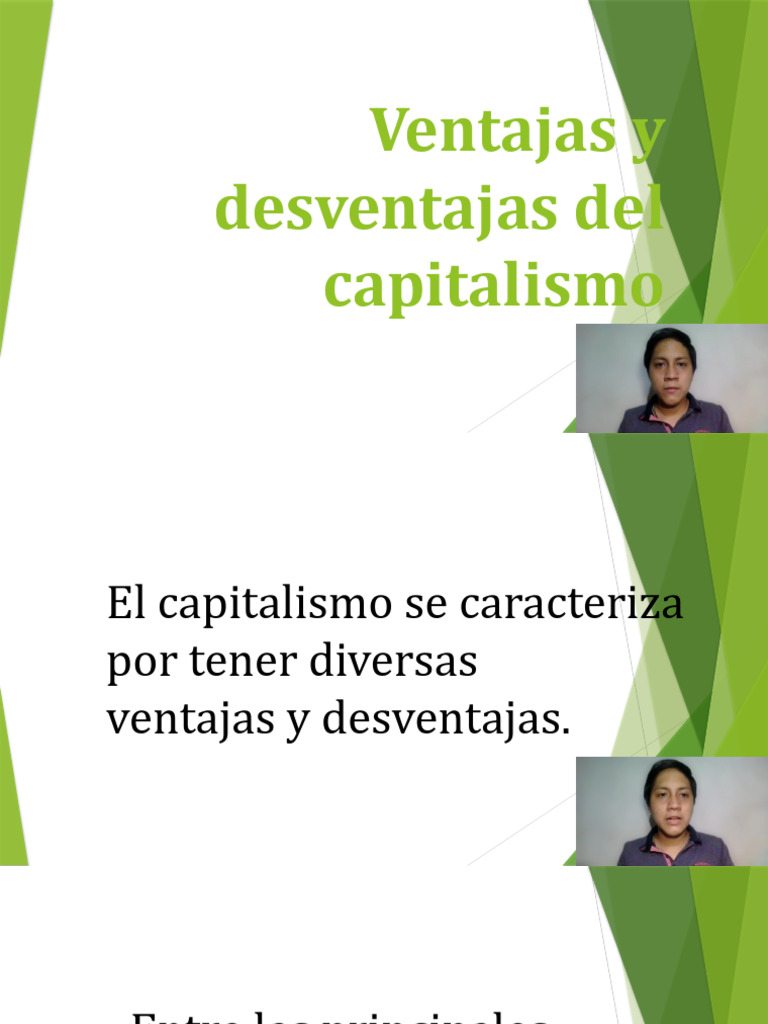 Ventajas y Desventajas Del Capitalismo | PDF | Finanzas y dinero | Política