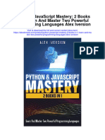 Python Javascript Mastery 2 Books in 1 Learn and Master Two Powerful Programming Languages Alex Iversion All Chapter