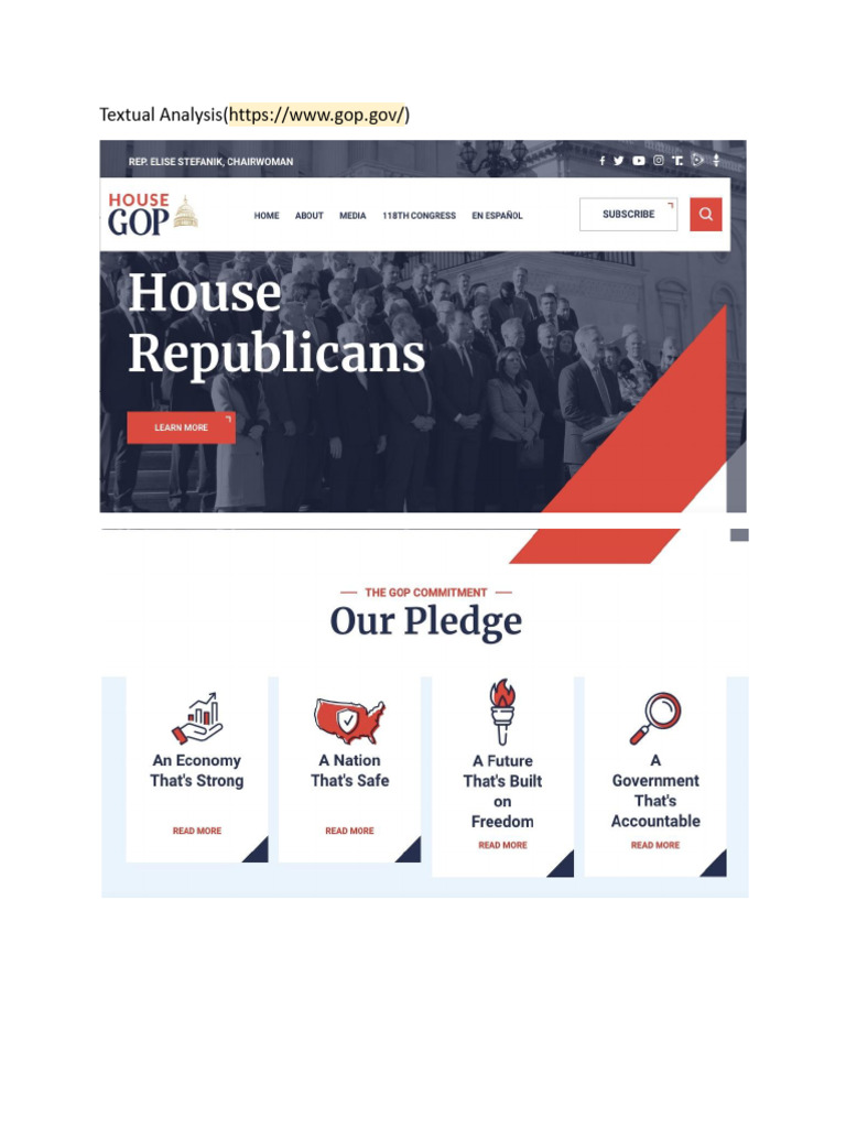 Website Analysis | PDF | Hyperlink | Social Media