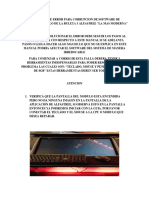 Pasos A Seguir para Solucionar Error de Cualquier Modulo de La Ruleta 3 (ERROR CORRUPCION de SOFTWARE)