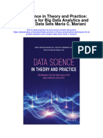Data Science in Theory and Practice Techniques For Big Data Analytics and Complex Data Sets Maria C Mariani Full Chapter