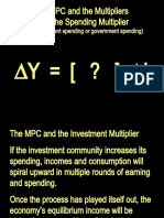 Marginal Propensity to Consume and the Multipliers 