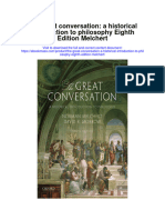 The Great Conversation A Historical Introduction To Philosophy Eighth Edition Melchert Full Chapter