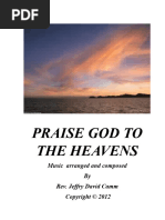 Praise God To The Heavens - Worship Book