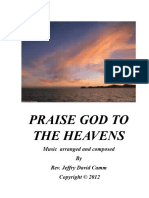 Praise God To The Heavens - Worship Book