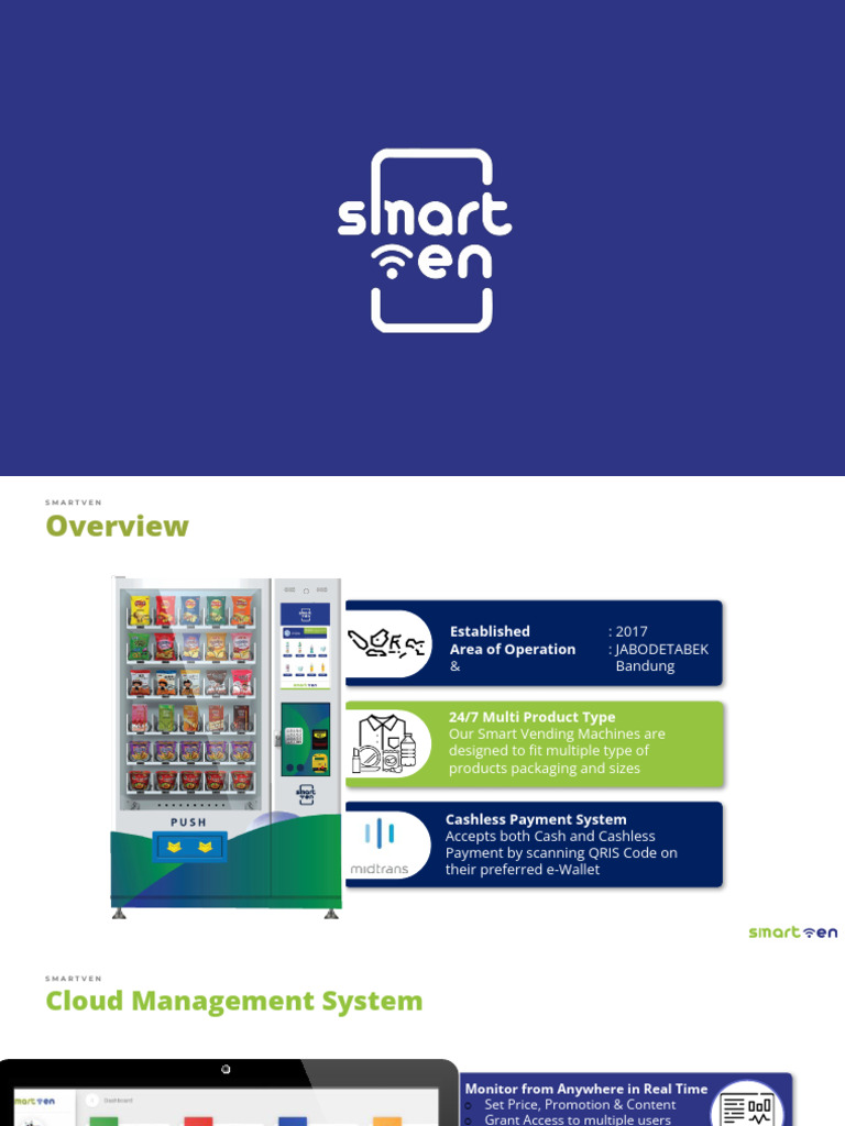 SmartVen PPT New | PDF | Vending Machine | Computing