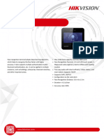 DS K1T343MX Face Recognition Terminal Datasheet V1.0 20211101