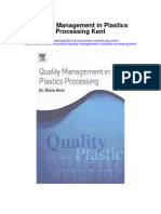 Download Quality Management In Plastics Processing Kent all chapter