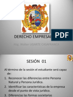 Derecho Empresarial - Sesión 01