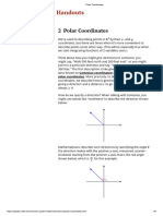 Polar Coordinates