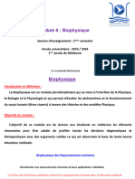 Biophysique 1 Rayonnements Ionisants Et Imagerie Medicale FMPT 23-24