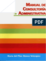 Manual de Consultoria Administr - Alonso Velazquez, Maria Del Pil