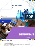 Pertemuan 1 & 2 - Matematika Diskrit - Himpunan - Marhusin, S.ST., M.a.B