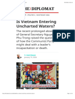 Is Vietnam Entering Uncharted Waters_ - The Diplomat