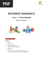 Unit 5-CONSUMERISM - Student Handout