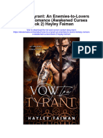 Vow To A Tyrant An Enemies To Lovers Fantasy Romance Awakened Curses Book 2 Hayley Faiman All Chapter