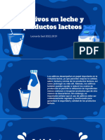 Aditicos en Leche y Productos Lactos 2