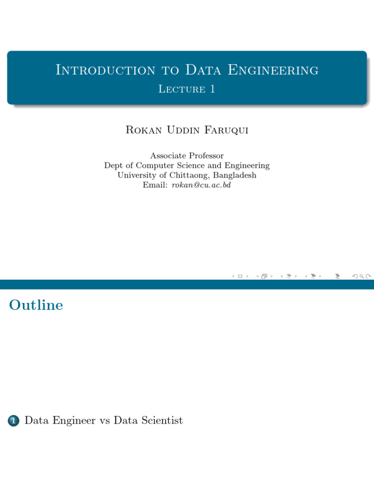Data Engineering Basics Explained | PDF | Data Science | Machine Learning