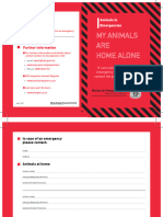 MPI Animal Welfare Emergency Management Information Card