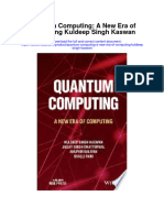 Download Quantum Computing A New Era Of Computing Kuldeep Singh Kaswan all chapter