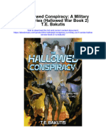 The Hallowed Conspiracy A Military Sci Fi Series Hallowed War Book 2 T E Bakutis Full Chapter