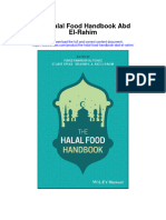 The Halal Food Handbook Abd El Rahim Full Chapter