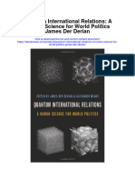 Quantum International Relations A Human Science For World Politics James Der Derian All Chapter