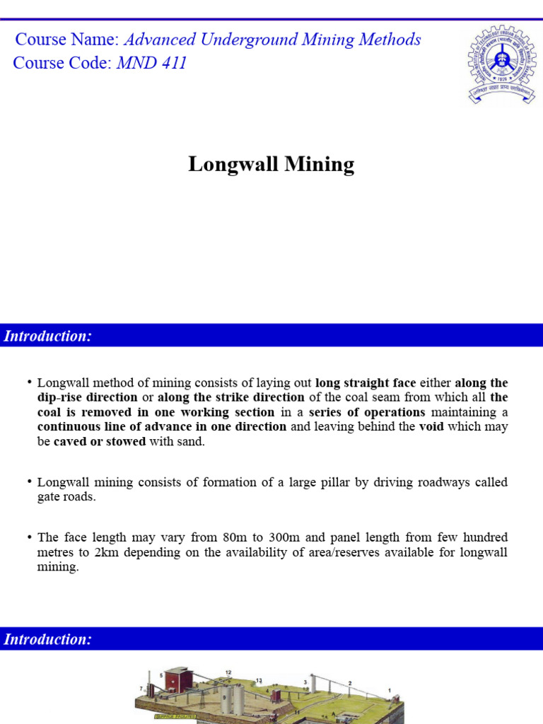 Longwall Mining Methods Explained | PDF | Coal Mining
