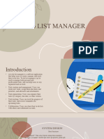 To-Do LIST MANAGER
