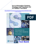 Introduction To Information Systems People Technology And Processes 3Rd Edition Wallace Test Bank download pdf 2024