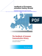 The Handbook of European Communication History Arnold Full Chapter