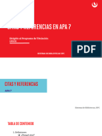 Citas y Referencias en APA 7