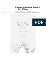 Download Mental Health Law Abolish Or Reform Kay Wilson full chapter