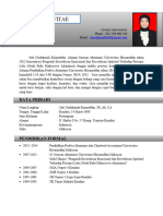 Curriculum Vitae: Data Pribadi