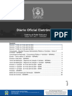 Diário Oficial Eletrônico: Caderno Do Poder Executivo