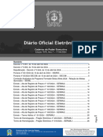Diário Oficial Eletrônico: Caderno Do Poder Executivo