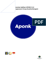 Dokumentasi Aplikasi APONK V1.0