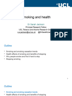 Lecture 12 - Smoking and Health Slides - Sarah Jackson